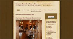 Desktop Screenshot of kenyonsresort.com
